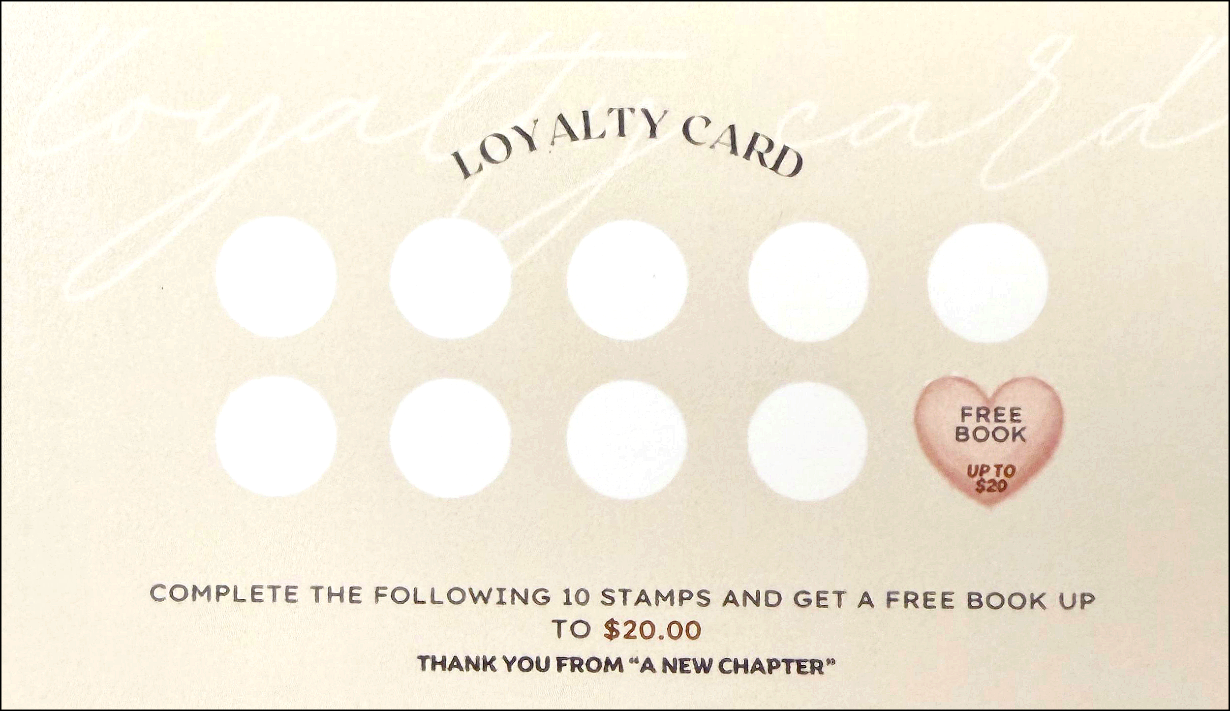 Punchcard back
